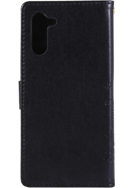 Samsung Galaxy Not 10 Için Pu Deri Bilek Kayışı Manyetik Kart Durumda (Yurt Dışından) modelleri