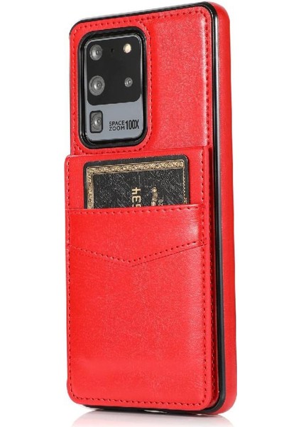 Samsung Galaxy S20 Ultra Manyetik Toka Kickstand Kılıf ile Uyumlu (Yurt Dışından)
