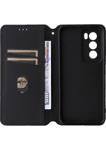 Oppo Oppo 12 Pro 5g Için Flip Case Cüzdan Pu Deri Kart Yuvaları Tutucu (Yurt Dışından) fiyatları