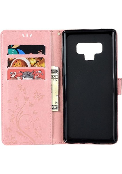 Samsung Galaxy Not 9 Bilek Kayışı Için Filp Durumda Kart Tutucu Kickstand Pu (Yurt Dışından) indirimleri