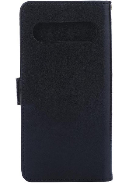 Samsung Galaxy S10 Artı Kickstand Bilek Kayışı Kart Tutucu Pu Için Filp Durumda (Yurt Dışından)