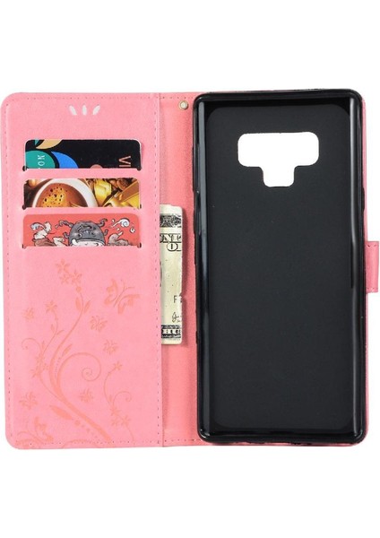 Samsung Galaxy Not 9 Bilek Kayışı Için Filp Durumda Kart Tutucu Kickstand Pu (Yurt Dışından) indirimleri