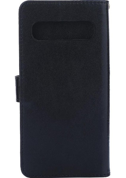 Samsung Galaxy S10 Için Kickstand Durumda Bilek Kayışı Manyetik Kapatma Pu (Yurt Dışından)