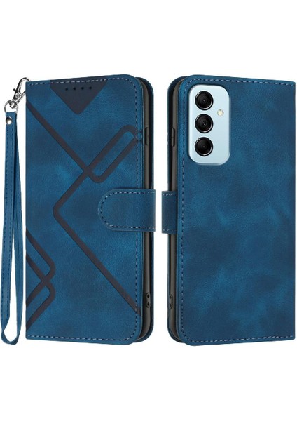 Samsung Galaxy M14 Için Flip Case Pu Deri Manyetik Kapak Çevirin Cüzdan (Yurt Dışından)