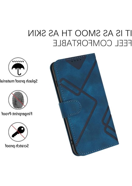 Samsung Galaxy M14 Için Flip Case Pu Deri Manyetik Kapak Çevirin Cüzdan (Yurt Dışından)