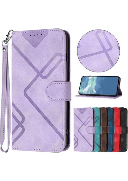 Kart Yuvası Standı Pu Flip ile Xiaomi Poco F6 Manyetik Kapak Için Flip Case (Yurt Dışından)