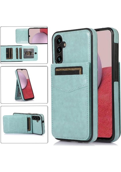 Samsung Galaxy A15 5g Premium Deri Kart Tutucu Toka ile Uyumlu (Yurt Dışından)