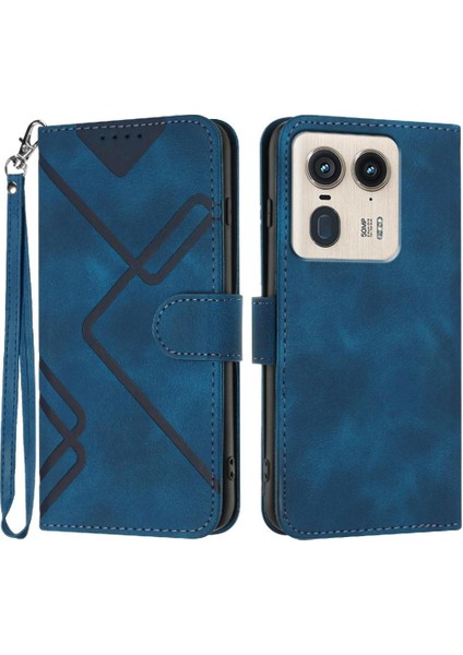 Motorola Moto X50 Ultra Manyetik Kapak Için Flip Case Kart Yuvası Standı ile (Yurt Dışından)