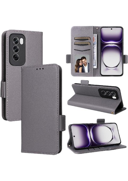 Oppo Oppo 12 5g Için Flip Case Kart Yuvaları Tutucu Yan Toka Cüzdan Pu (Yurt Dışından) fiyatları