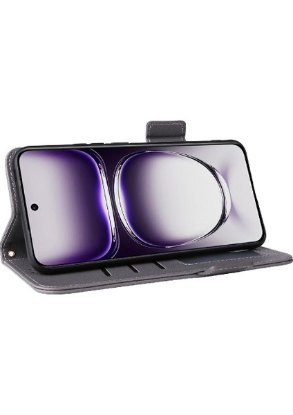 Oppo Oppo 12 5g Için Flip Case Kart Yuvaları Tutucu Yan Toka Cüzdan Pu (Yurt Dışından) modelleri