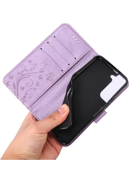 Samsung Galaxy S22 5g Kickstand Kart Tutucu Manyetik Kapatma Için Filp Durumda (Yurt Dışından) modelleri
