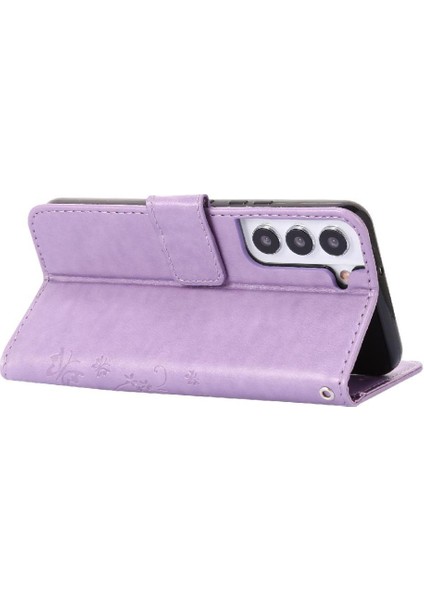 Samsung Galaxy S22 5g Kickstand Kart Tutucu Manyetik Kapatma Için Filp Durumda (Yurt Dışından) indirimleri