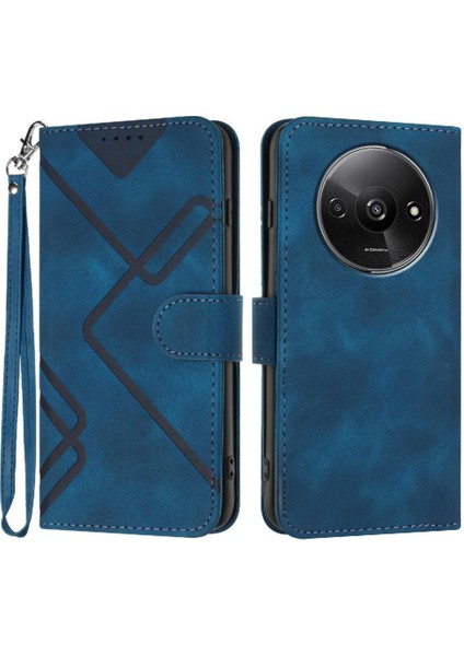 Kart Yuvası Standı ile Xiaomi Redmi A3 Için Flip Case Cüzdan Pu Deri (Yurt Dışından)