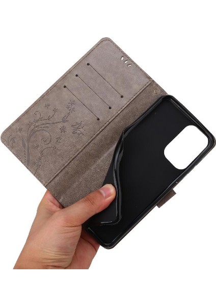 Samsung Galaxy M23 Için Filp DURUMDA/M13 Kickstand Kart Tutucu Bilek Kayışı Pu (Yurt Dışından)