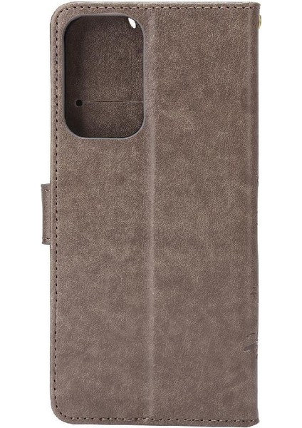Samsung Galaxy M23 Için Filp DURUMDA/M13 Kickstand Kart Tutucu Bilek Kayışı Pu (Yurt Dışından)
