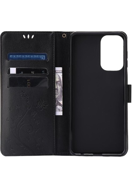Samsung Galaxy M23 Için Filp DURUMDA/M13 Kickstand Kart Tutucu Bilek Kayışı Pu (Yurt Dışından)