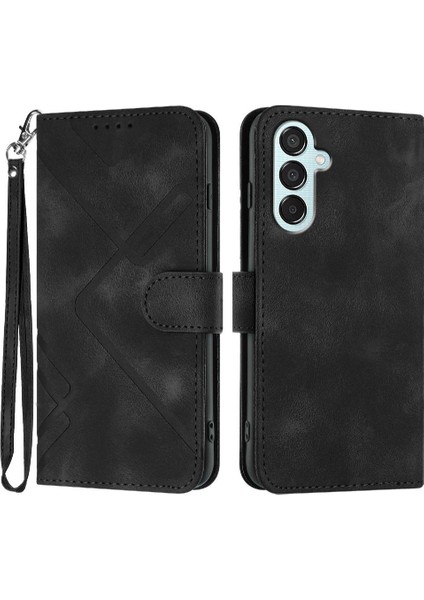 Samsung Galaxy M15 Pu Deri Manyetik Kapak Flip Cüzdan Için Flip Case (Yurt Dışından)