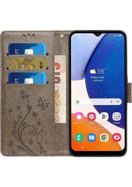 Samsung Galaxy A24 4g Pu Deri Kart Tutucu Kickstand Bilek Için Filp Durumda (Yurt Dışından) indirimleri