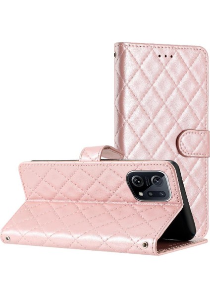 Oppo Bulmak Için Flip Case X5 Kickstand Manyetik Folio Pu Deri Cüzdan Kart (Yurt Dışından)