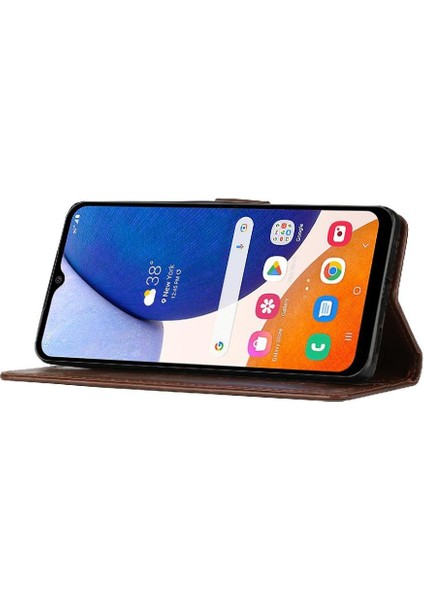 Samsung Galaxy A25 Manyetik Kapatma Bilek Kayışı Kart Tutucu Için Filp Durumda (Yurt Dışından)