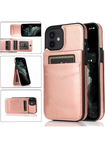 IPhone 11 Kart Tutucu Premium Deri Çanta Cüzdan Toka ile Uyumlu (Yurt Dışından) fırsatları