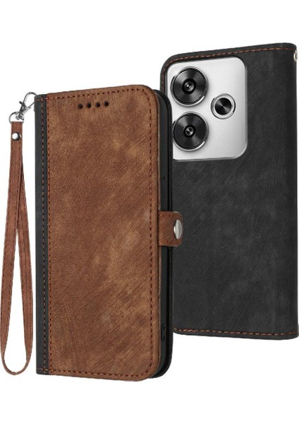 Xiaomi Poco F6 Flip Kart Yuvası Standı Pu Deri ile Folio Kitap (Yurt Dışından)