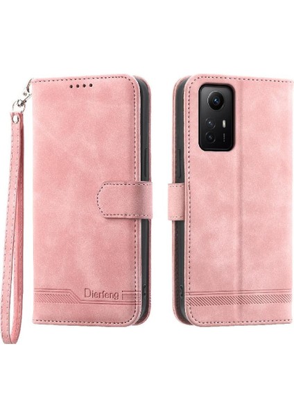 Xiaomi Redmi Not 12S Premium Kart Yuvaları Için Flip Case Bileklik Nakit (Yurt Dışından)