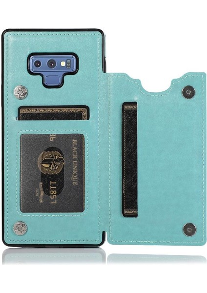 Samsung Galaxy Not 9 Flip Darbeye Pu Için Kart Tutucu Kılıf ile Cüzdan (Yurt Dışından) indirimleri