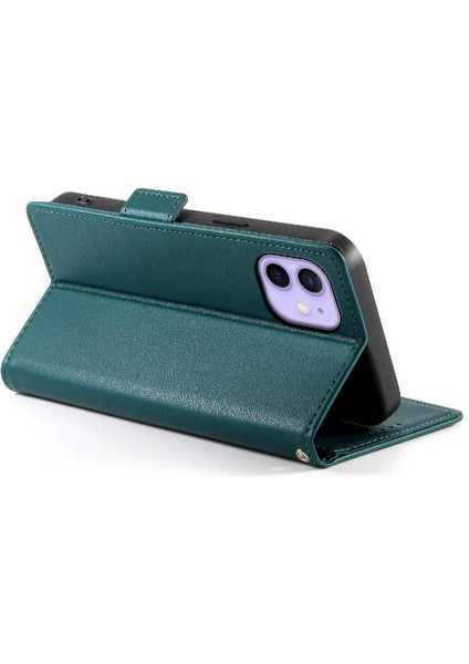 IPhone 12 Cüzdan Günlük Kullanım Için Flip Case Kart Yuvaları Flip Iş (Yurt Dışından)