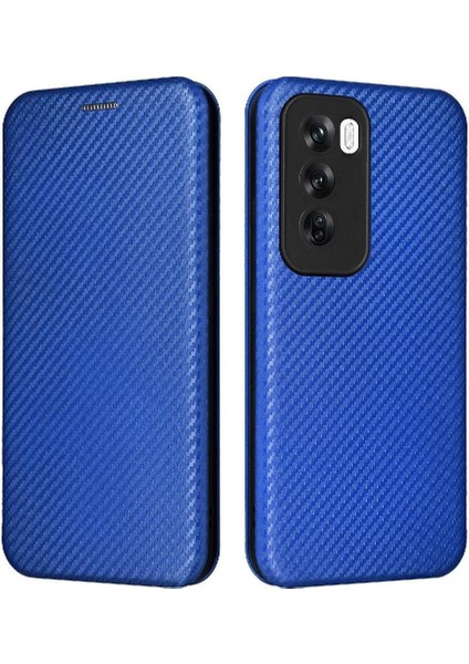 Oppo Oppo 12 5g Manyetik Karbon Fiber Tam Koruma Flip Case Için Flip Case (Yurt Dışından)