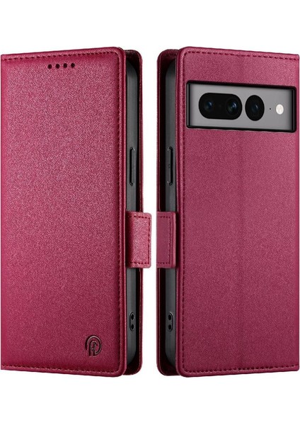 Google Piksel 7 Pro Cüzdan Kart Yuvaları Için Flip Case Iş Günlük Kullanım Flip (Yurt Dışından)