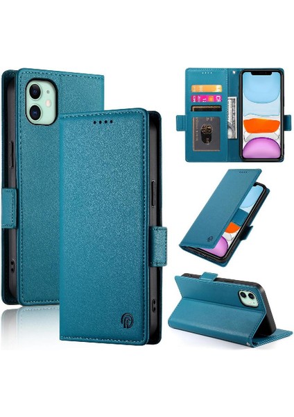 IPhone 11 Iş Cüzdan Günlük Kullanım Için Flip Case Kart Yuvaları Flip (Yurt Dışından)