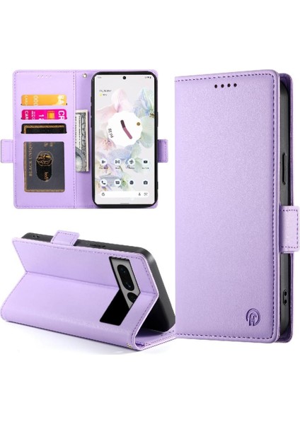 Google Piksel 7 Pro Cüzdan Kart Yuvaları Için Flip Case Iş Günlük Kullanım Flip (Yurt Dışından) modelleri