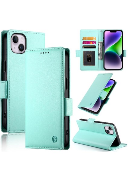 IPhone 14 Için Flip Case Artı Flip Kartvizit Yuvaları Günlük Kullanım Cüzdan (Yurt Dışından) indirimleri