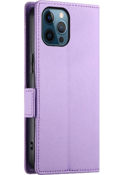IPhone 12 Için Flip Case Pro Max Günlük Kullanım Flip Cüzdan Kartvizit Yuvaları (Yurt Dışından)