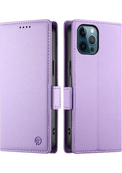 IPhone 12 Için Flip Case Pro Max Günlük Kullanım Flip Cüzdan Kartvizit Yuvaları (Yurt Dışından)