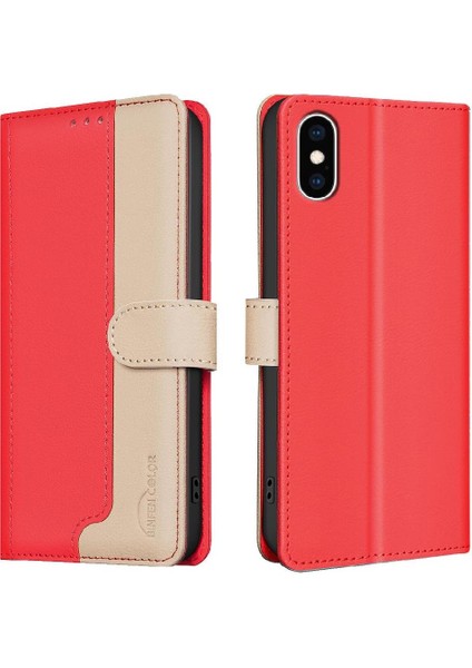 IPhone Xs Max Flip Folio Rfıd Engelleme Kickstand Darbeye (Yurt Dışından)