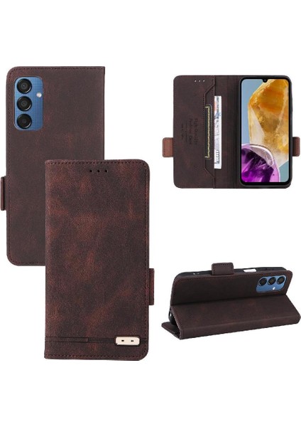 Mays Shop Toka Manyetik Cüzdan ile Samsung Galaxy Galaxy Kickstand Için Flip Case (Yurt Dışından)