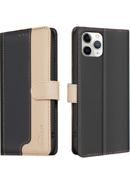 IPhone 11 Için Flip Case Pro Flip Folio Darbeye Tpu Iç Kabuk Kartı (Yurt Dışından)