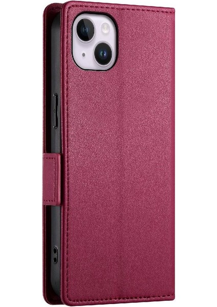 IPhone 14 Için Flip Case Artı Flip Kartvizit Yuvaları Günlük Kullanım Cüzdan (Yurt Dışından) indirimleri