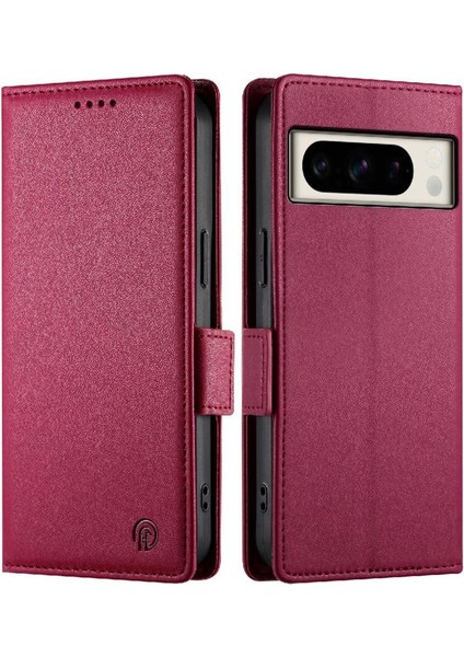 Google Piksel 8 Pro Kart Yuvaları Için Flip Case Cüzdan Günlük Kullanım Iş Çevirme (Yurt Dışından)