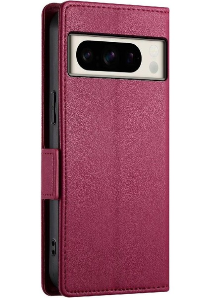 Google Piksel 8 Pro Kart Yuvaları Için Flip Case Cüzdan Günlük Kullanım Iş Çevirme (Yurt Dışından)
