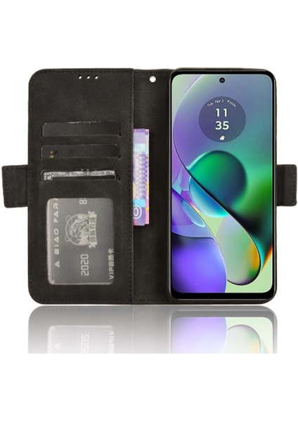 Motorola Moto G54 5g Deri Cüzdan Kapak Manyetik Kapatma Kartı (Yurt Dışından) fırsatları