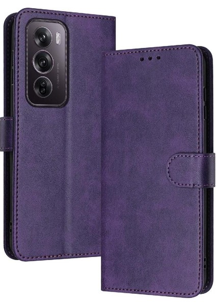 Kart Yuvası ile Oppo Oppo 12 Pro 5g Pu Deri Kickstand Için Flip Case (Yurt Dışından)