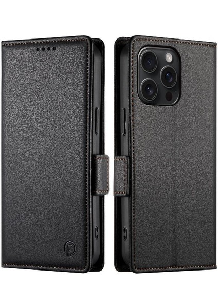 IPhone 15 Için Flip Case Pro Max Flip Cüzdan Günlük Kullanım Kart Yuvaları Iş (Yurt Dışından) fırsatları