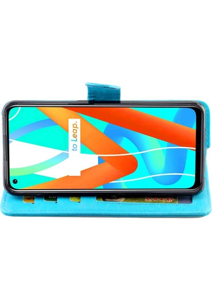 Realme Için Flip Case 8 5g/realme Narzo 30 5g Kart Tutucu Darbeye Pu (Yurt Dışından) modelleri