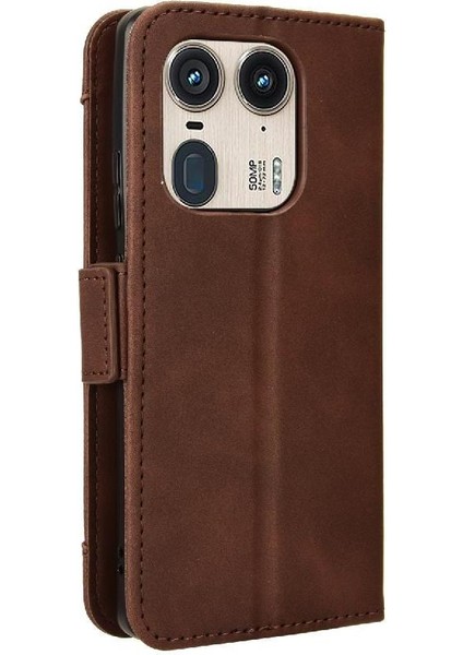 Motorola Moto X50 Deri Cüzdan Kapak Manyetik Kapatma Kartı Için Kılıf (Yurt Dışından) indirimleri
