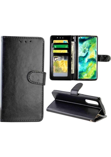 Oppo Bulmak Için Flip Case X2 Pu Deri Kart Tutucu Kickstand Manyetik (Yurt Dışından)