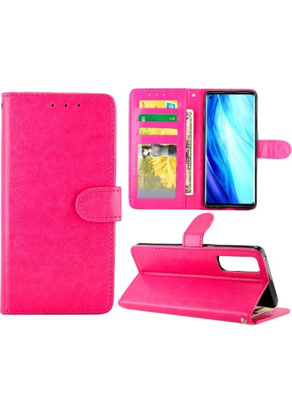 Oppo Reno4 Pro 4g Pu Deri Kickstand Manyetik Kapatma Için Flip Case (Yurt Dışından)