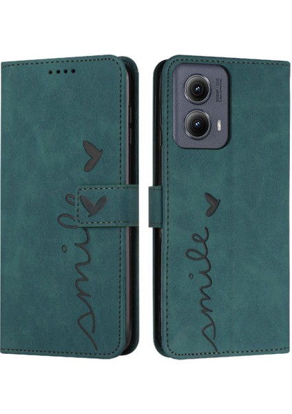 Motorola Moto Kenar 2024 Için Flip Case 5g Aşk Cüzdan Kart Ekleme Yan (Yurt Dışından)